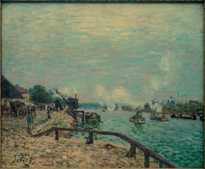 The Seine at Grenelle by Alfred Sisley